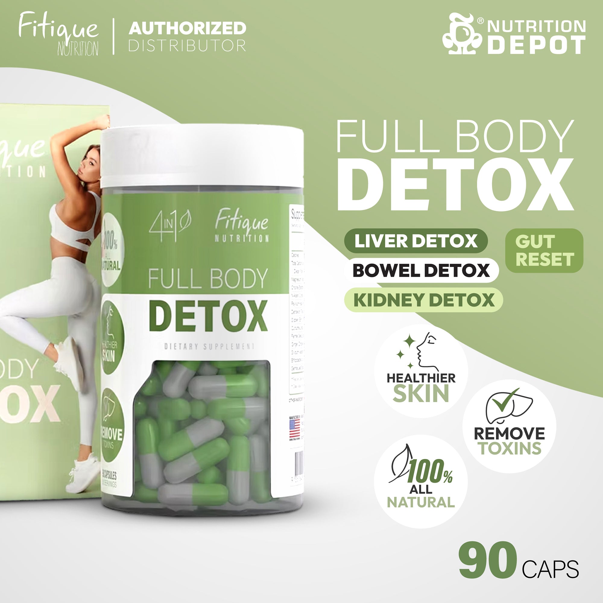 Fitique Full Body Detox 90 Caps