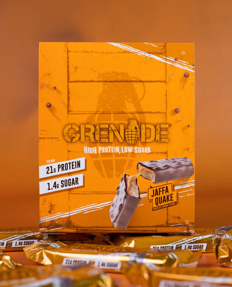 Grenade Carb Killa Protein Bar - Jaffa Quake 1 Box (12 Bars)