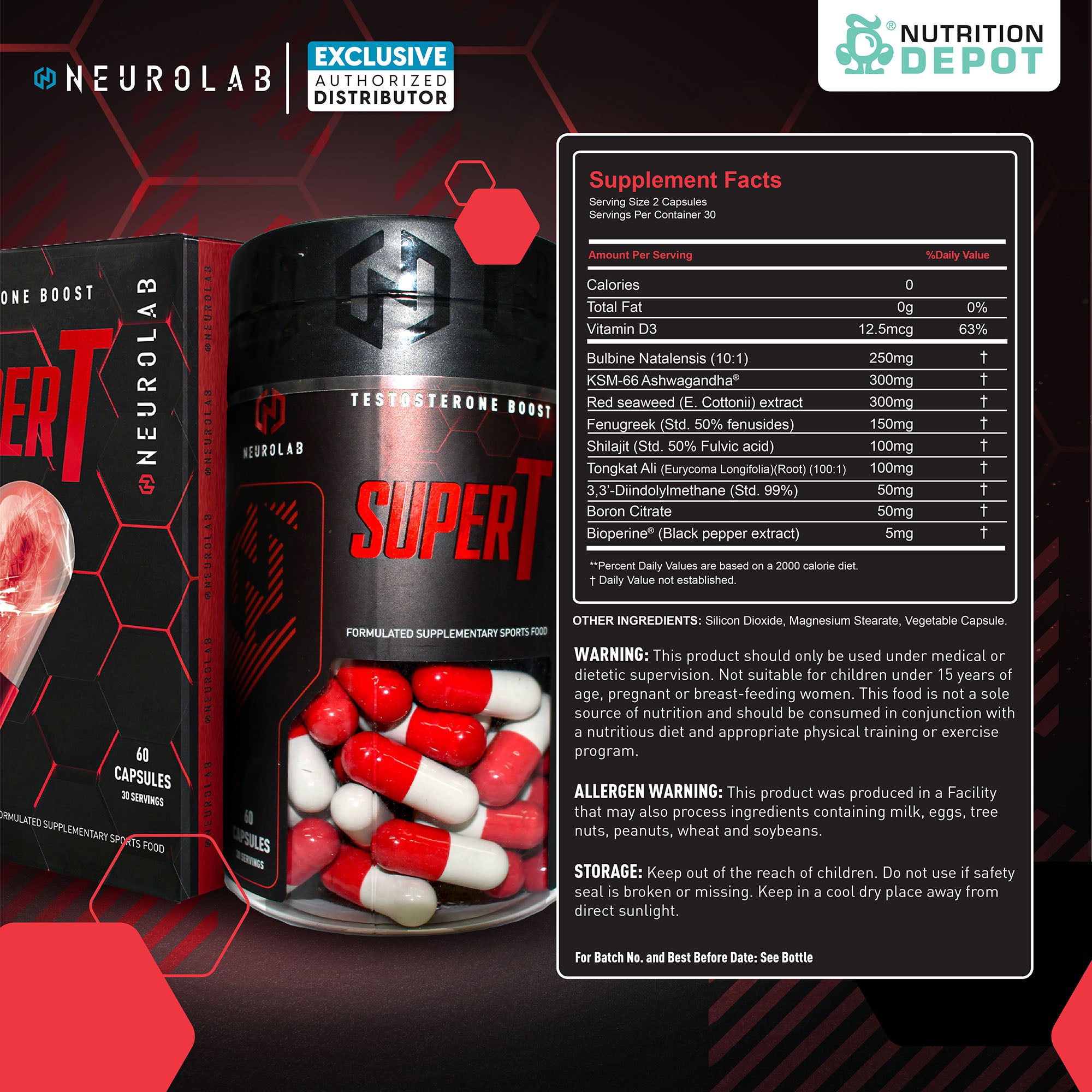 Neurolab - SuperT 60 Caps