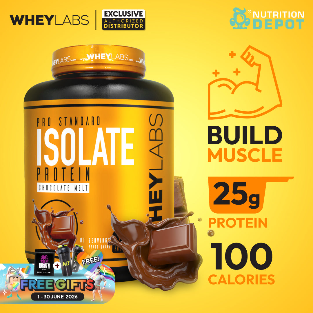 Whey Labs 100% Isolate 5 lbs- Chocolate Melt เวย์โปรตีนเสริมสร้างกล้ามเนื้อ