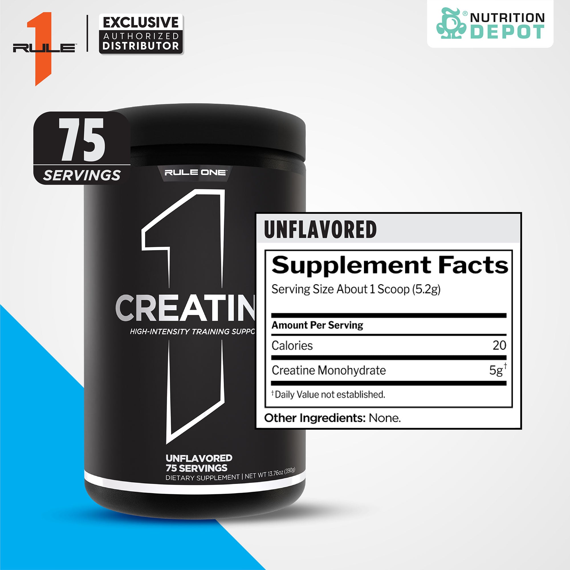 Rule1 Micronized Creatine 390G