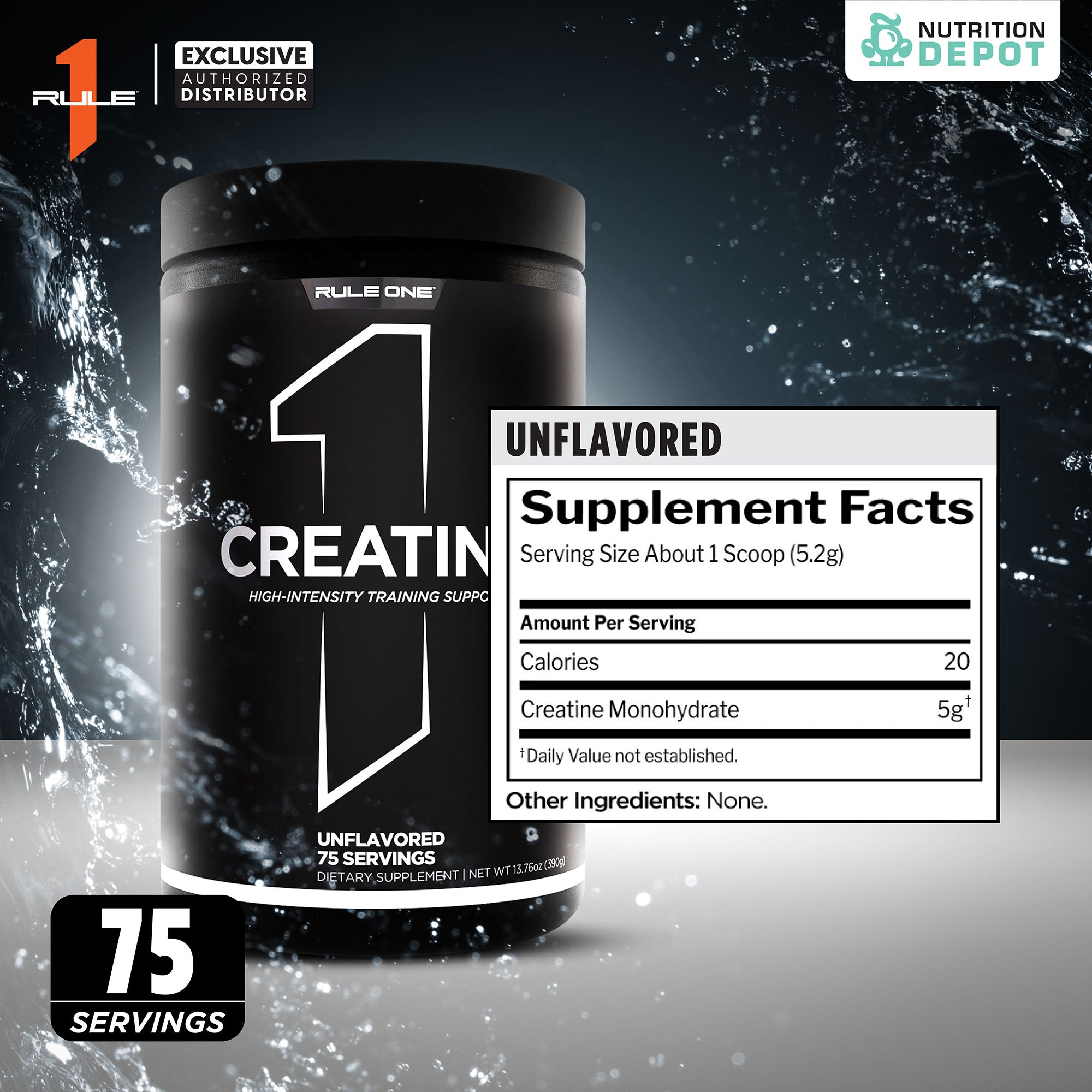 Rule1 Micronized Creatine 390G