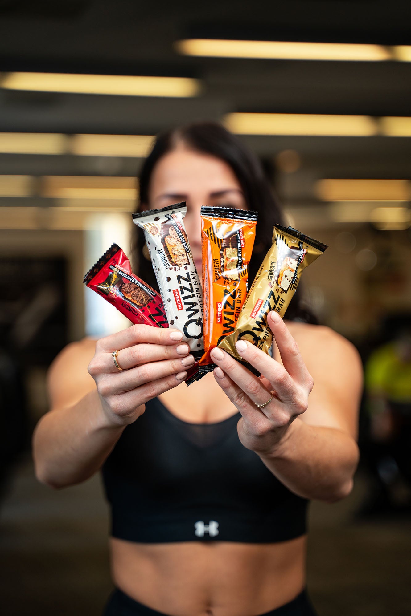 โปรตีนบาร์ Nutrend Qwizz Protein Bar - Mixed Flavors 1 Box (24 Bars)(คละรส 24 ชิ้น)