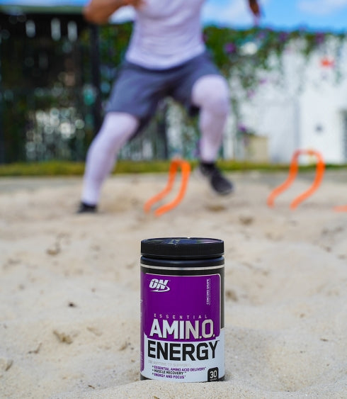 Optimum nutrition AMIN.O Energy 30 servings - ConCord Grape กรดอมิโนเพิ่มแรง เพิ่มความสดชื่นในการออกกำลังกาย
