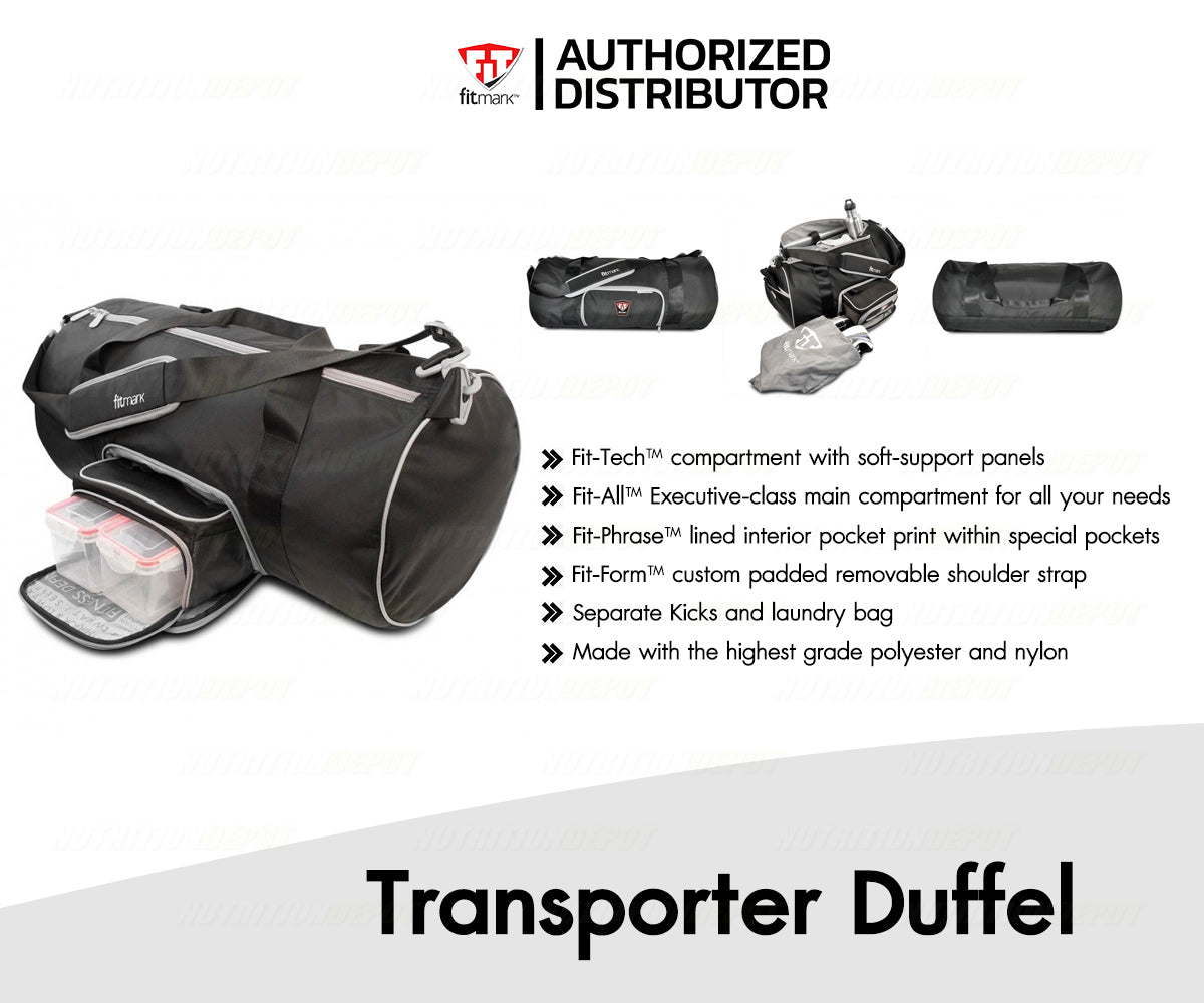 FM The Transporter Duffel - Black color