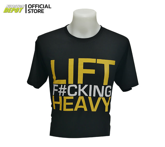 ND Lift F#Cking Heavy T-Shirt Black Cotton 100%