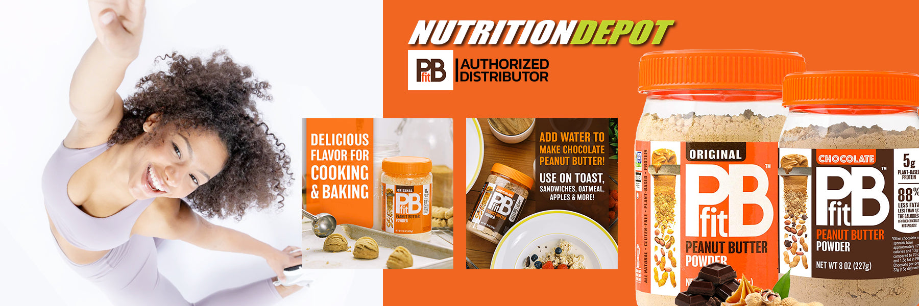 PBfit peanut butter powder โปรตีน ผงเนยถั่ว ไขมันต่ำ