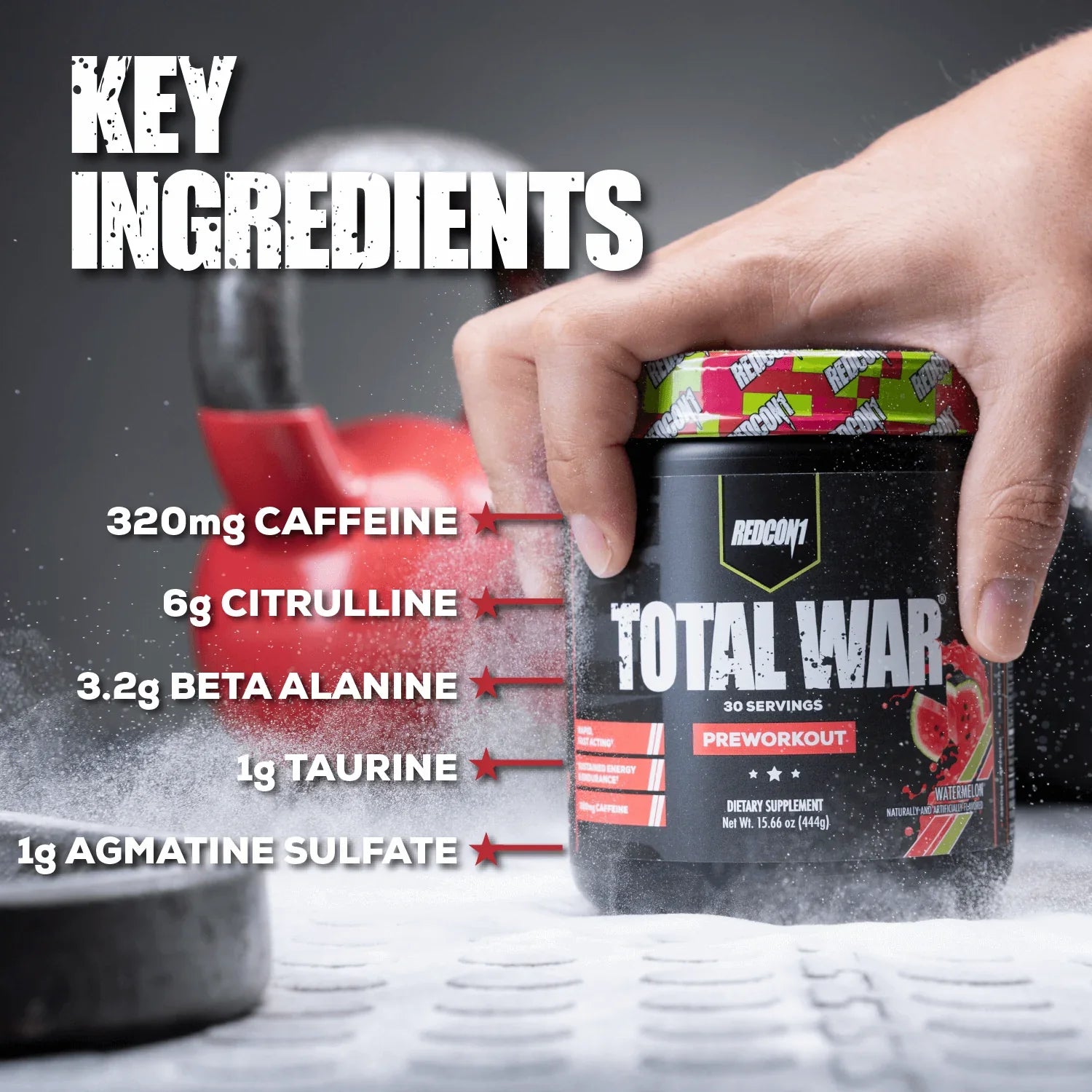 Redcon1 Total War - Tropical Punch 30 Servings