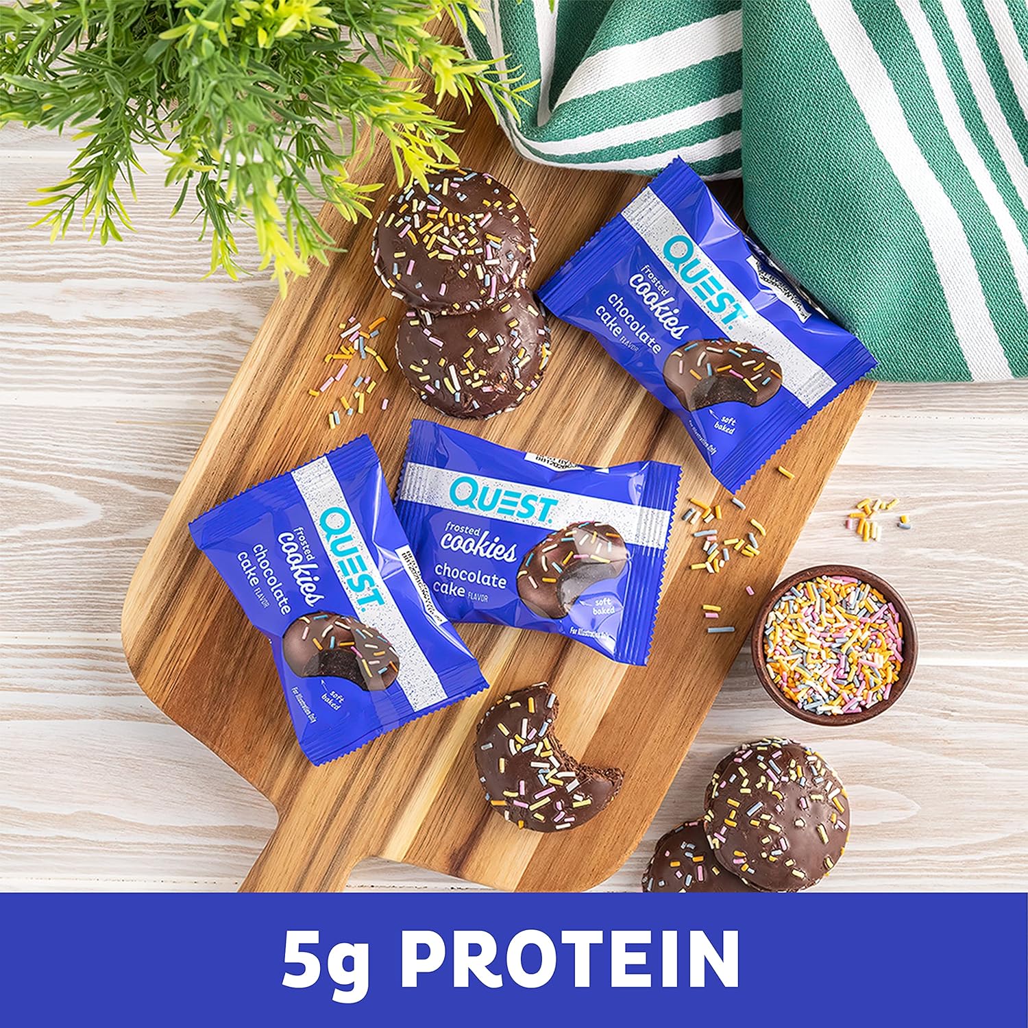 Quest Protein Frosted Cookie - Mixed Flavors 8 Pieces (คละรส 8 ชิ้น)