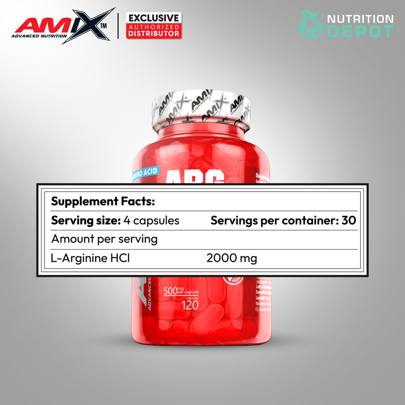 Amix Nutrition - Arginin Pure 120 Capsules