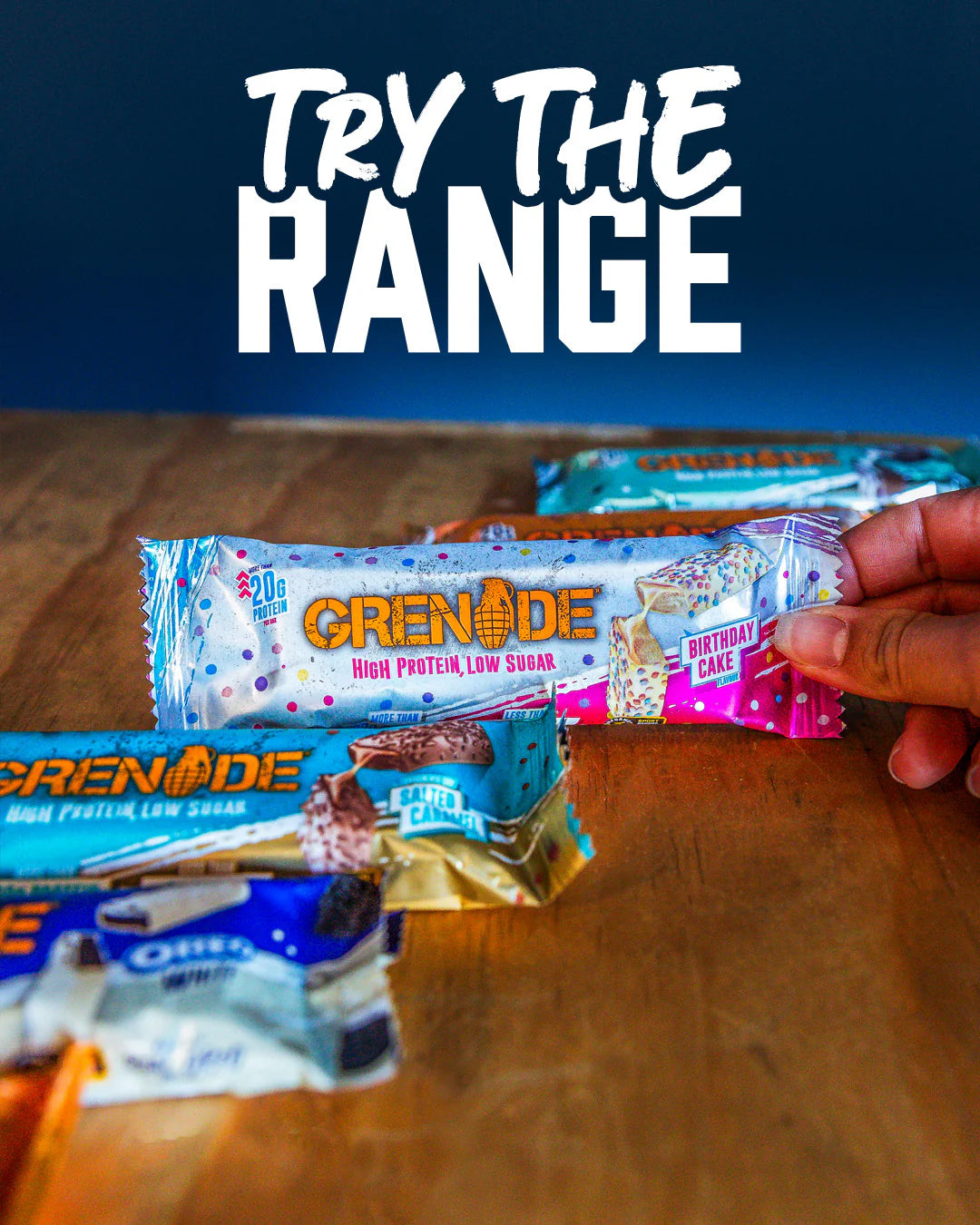 Grenade Carb Killa Protein Bar - Birthday Cake (Vanilla Flavour) 3 Bars