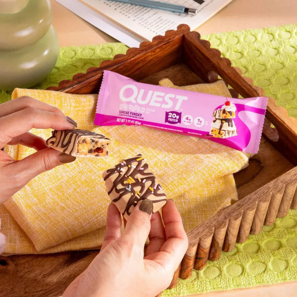 โปรตีนบาร์ Quest Protein Bar - Overload Sundae Funday 3 Bars