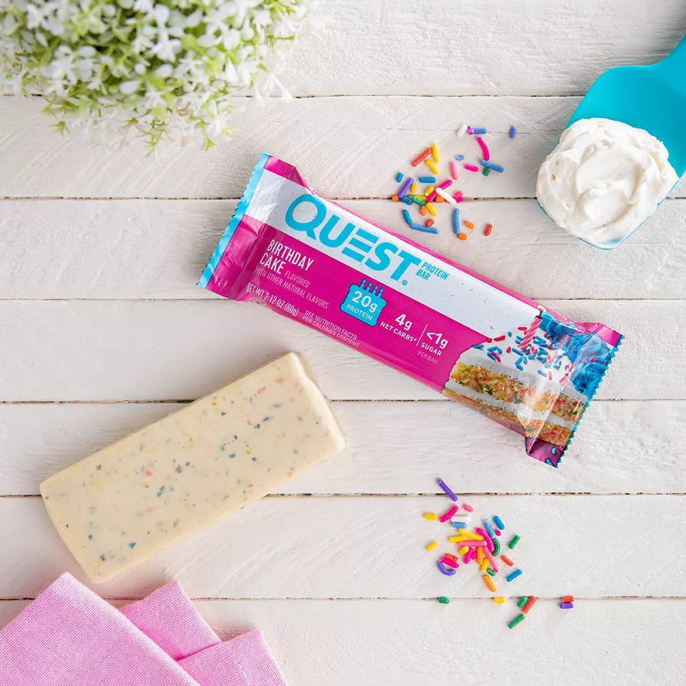 Quest Protein Bar - Birthday Cake 3 Bars