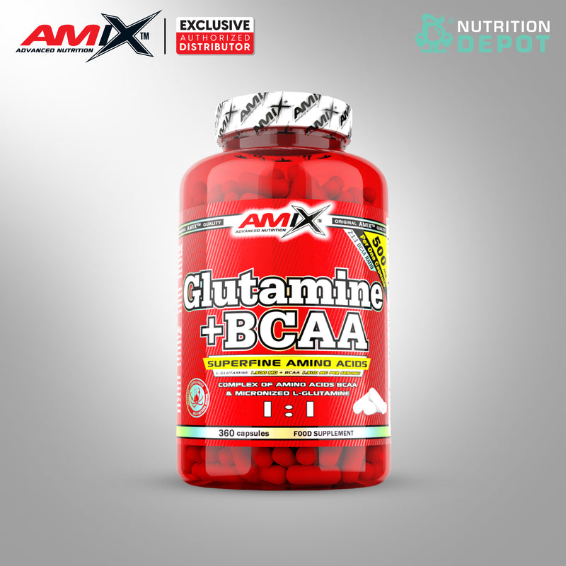 Amix Nutrition - L-Glutamine + BCAA 360 Capsules