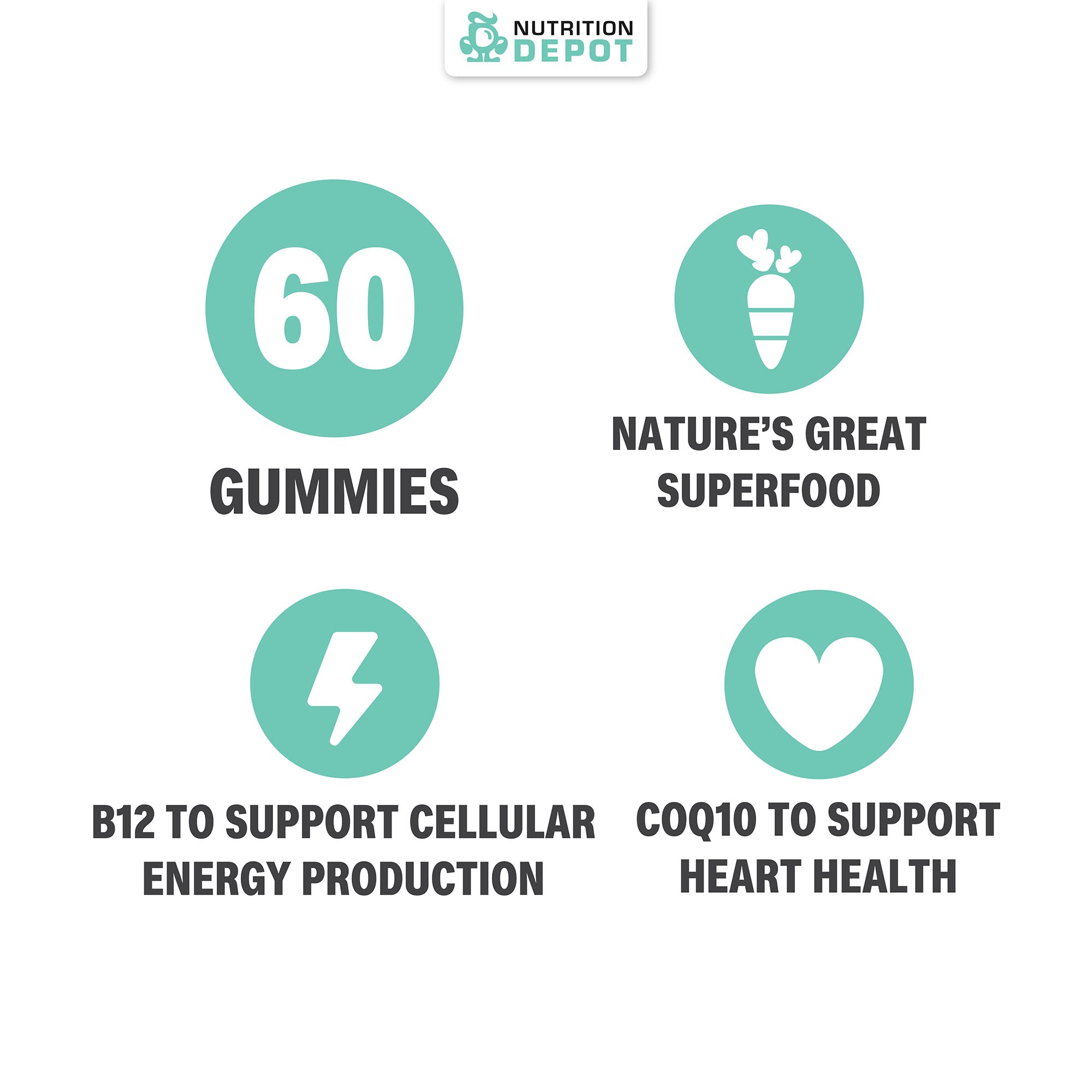 Goli Nutrition - Beets Cardio (Apple&Guava Flavor) - 60 Count