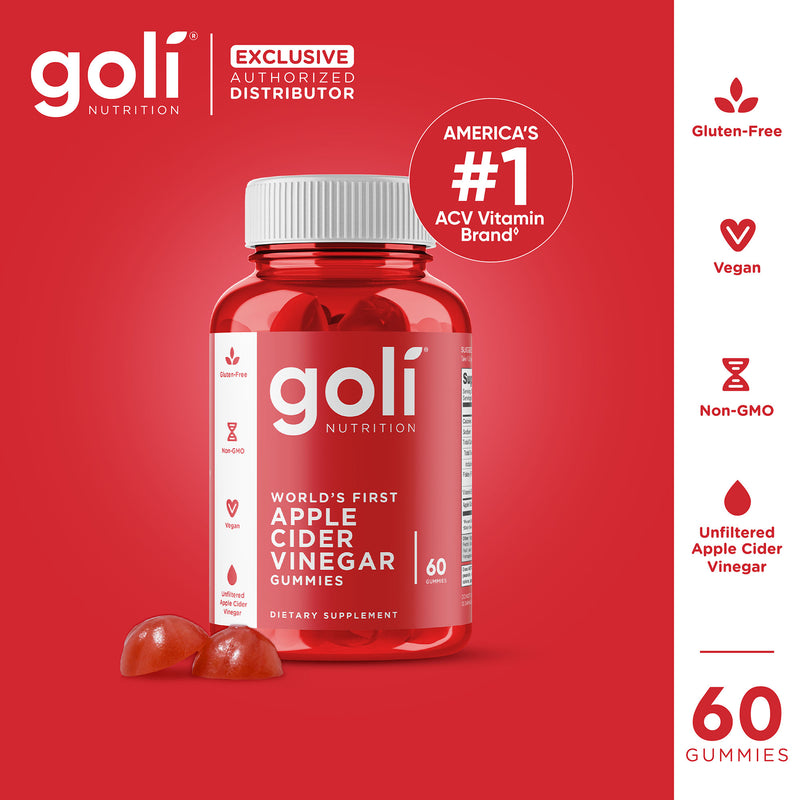 Goli - Apple Cider Vinegar - 60 Gummies (COMING SOON!)