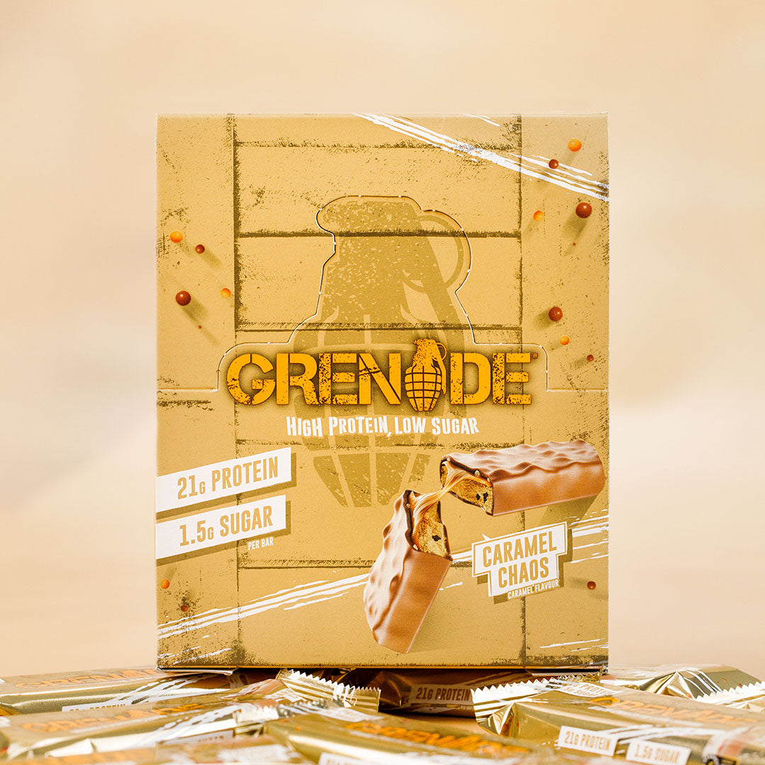 Grenade Carb Killa Protein Bar - Caramel Chaos 1 Box (12 Bars)