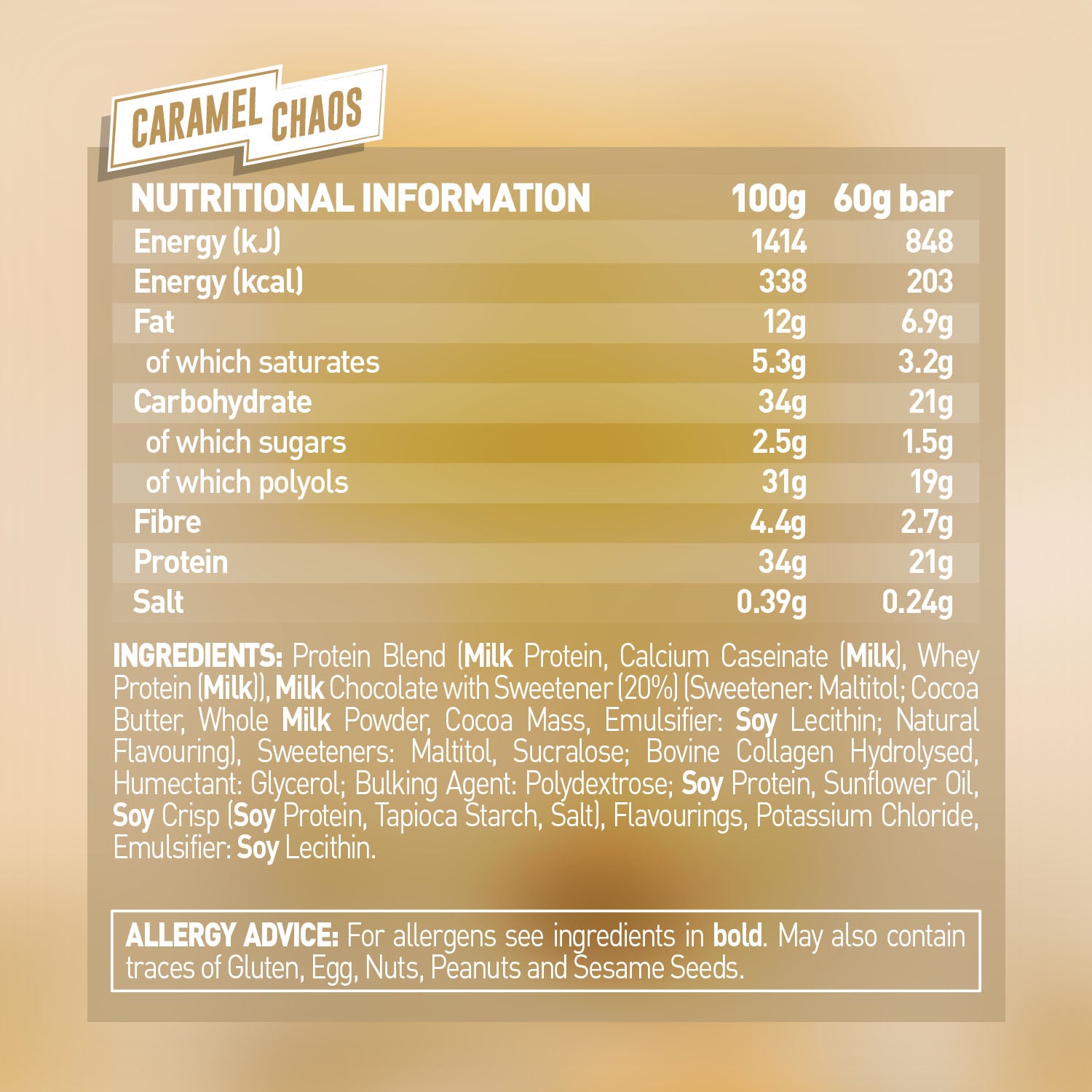 Grenade Carb Killa Protein Bar - Caramel Chaos 3 Bars