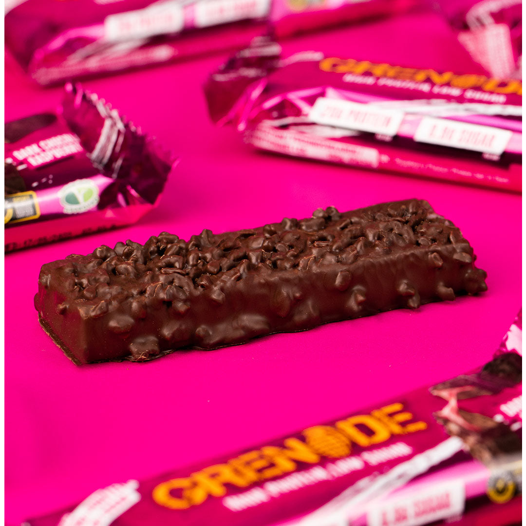 ( BBF 01/OCT/25 ) Grenade Carb Killa Protein Bar - Dark Chocolate Raspberry 1 Box (12 Bars)