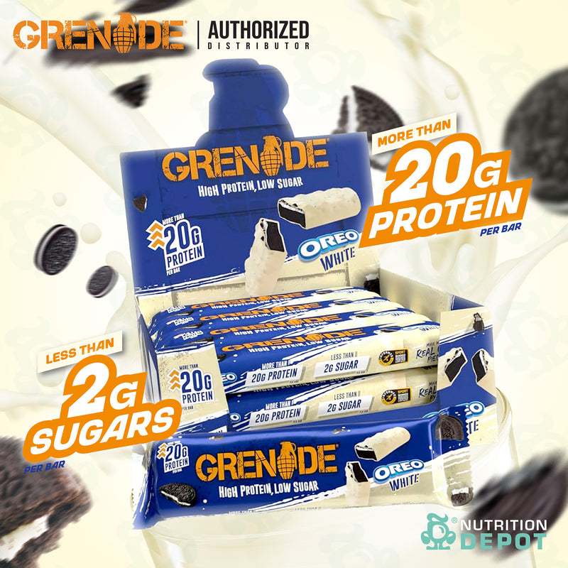 Grenade Carb Killa Protein Bar - White Oreo 1 Box (12 Bars)