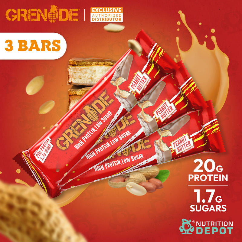 Grenade Carb Killa Protein Bar - Peanut Nutter 3 Bars
