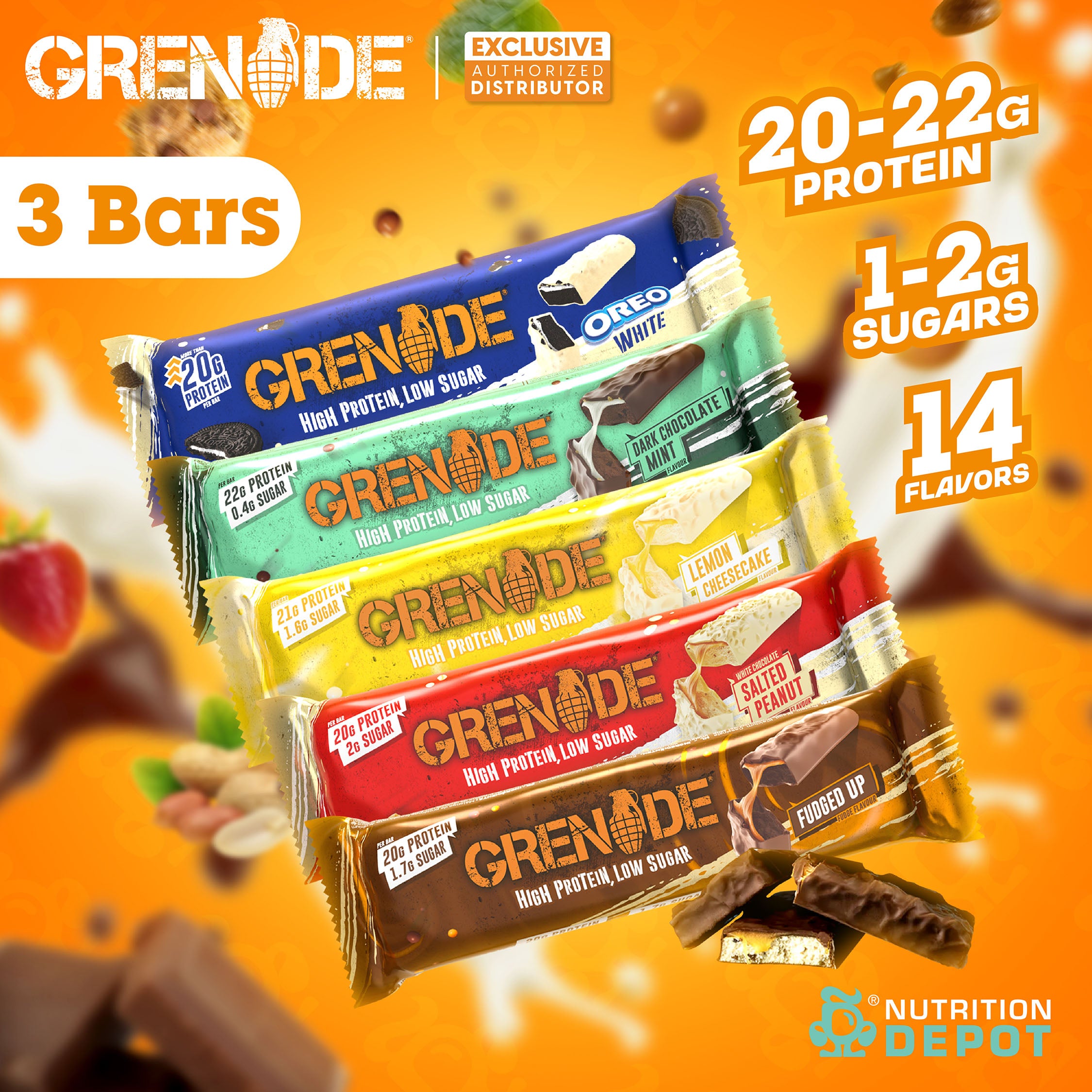 Grenade Carb Killa Protein Bar - Birthday Cake (Vanilla Flavour) 3 Bars