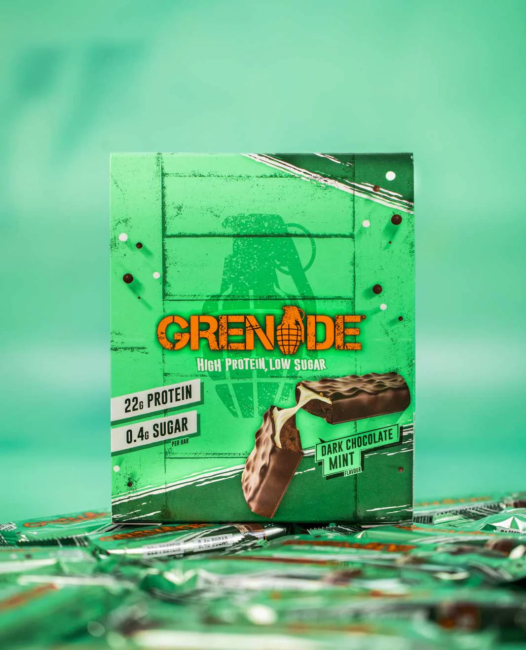 Grenade Carb Killa Protein Bar - Dark Chocolate Mint 1 Box (12 Bars)