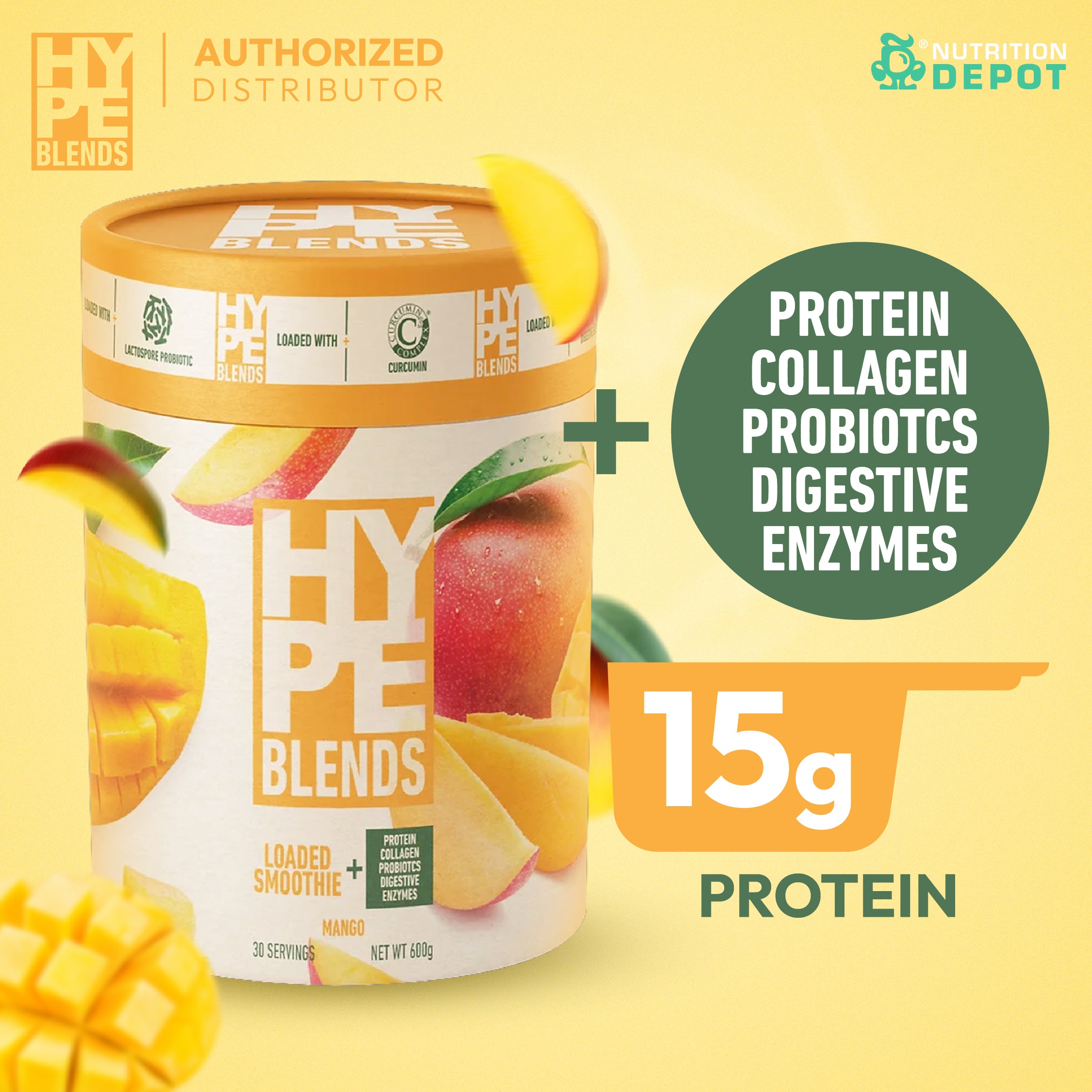 HYPE Blends Loaded Yoghurt Smoothie - Mango