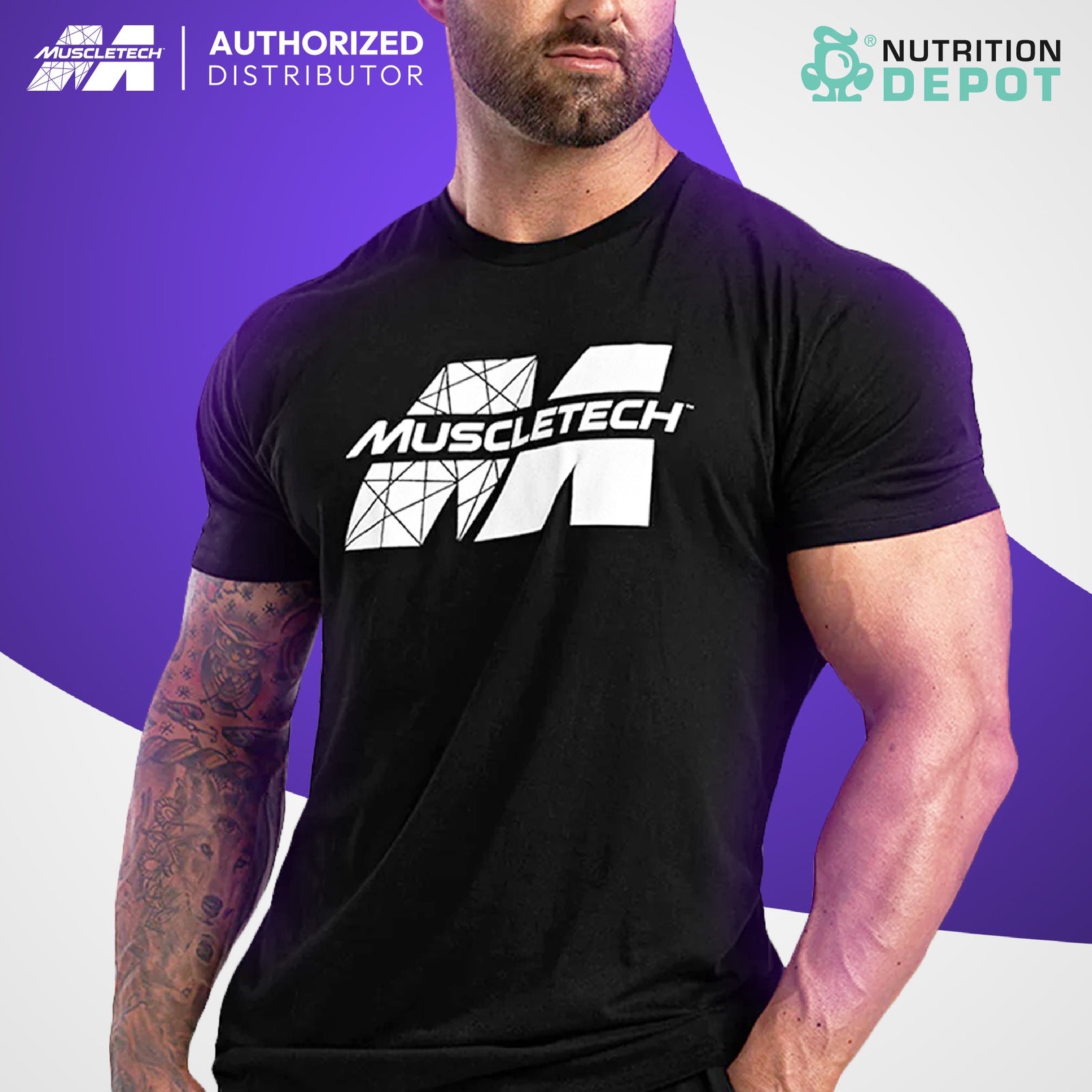 Muscletech Store New Muscletech T-Shirt - เสื้อยืด New Muscletech