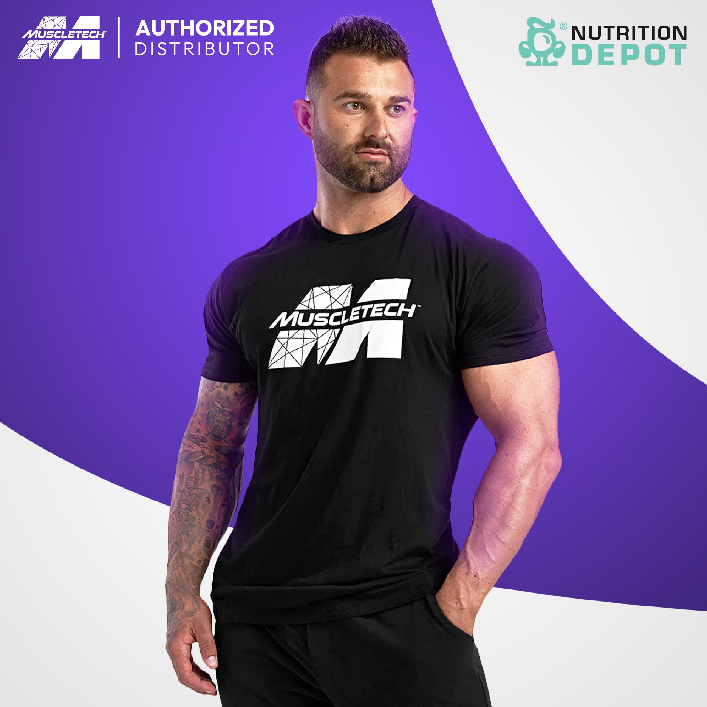 New Muscletech T-Shirt - เสื้อยืด New Muscletech