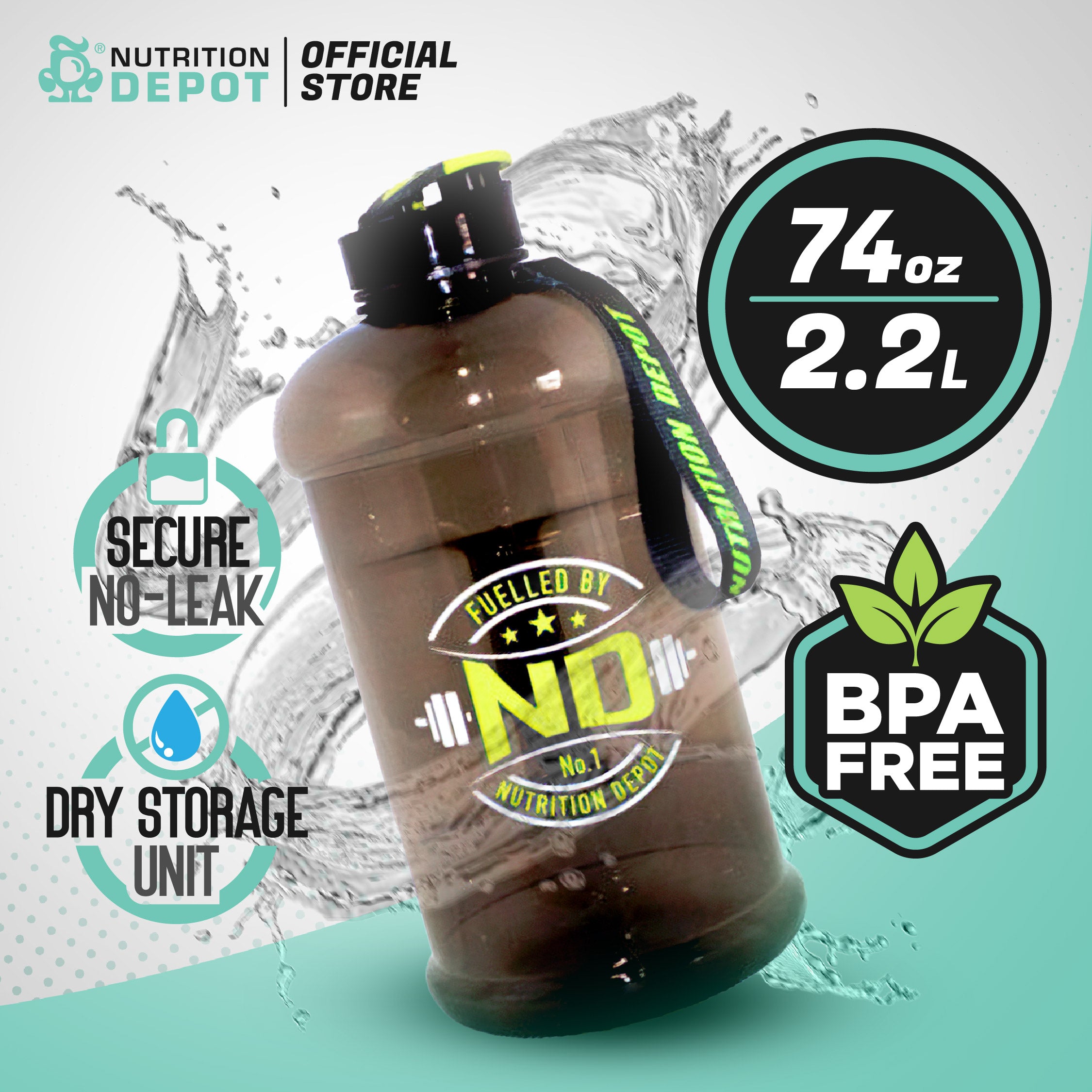 ND Water Bottle 2.2 L