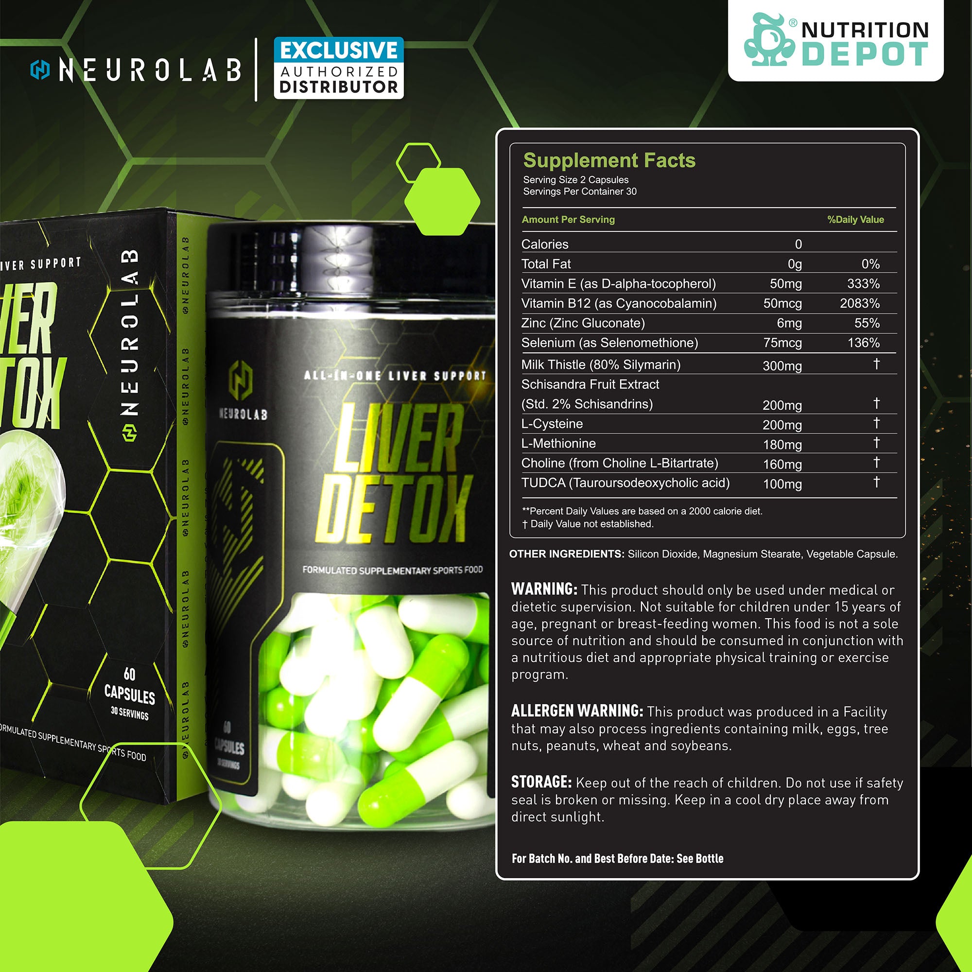 Neurolab - Liver Detox 60 Caps