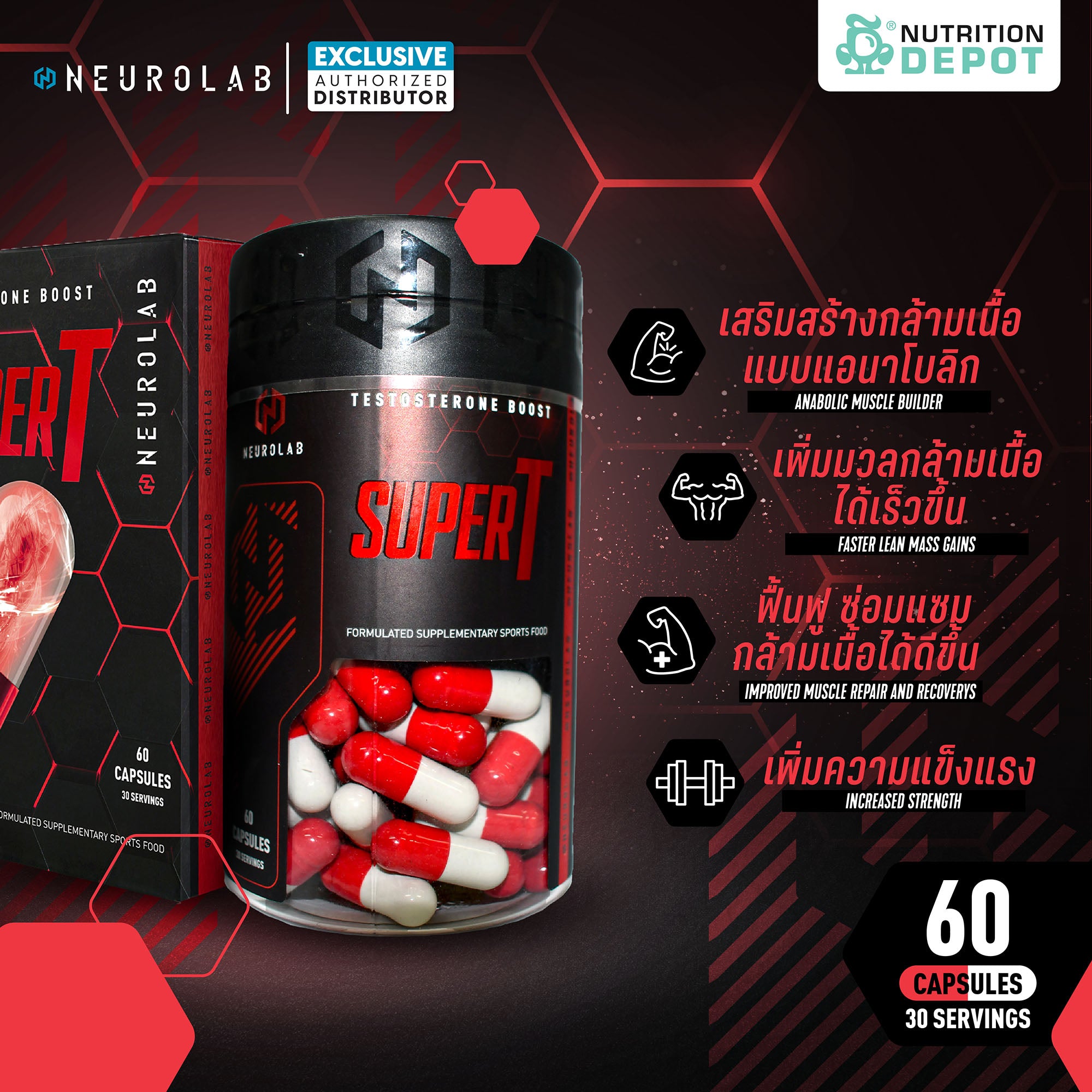 Neurolab - SuperT 60 Caps