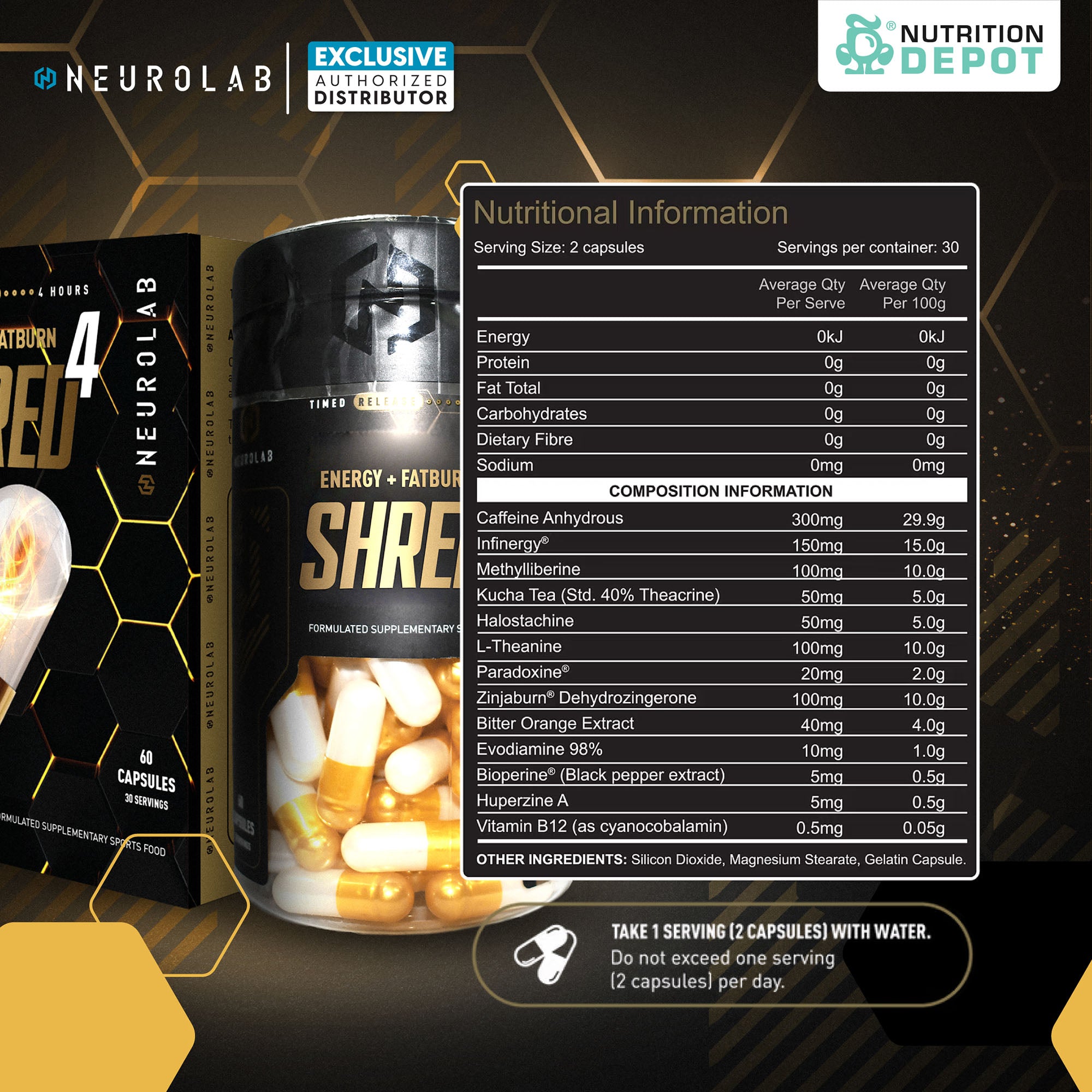 Neurolab Shred4 60 Caps