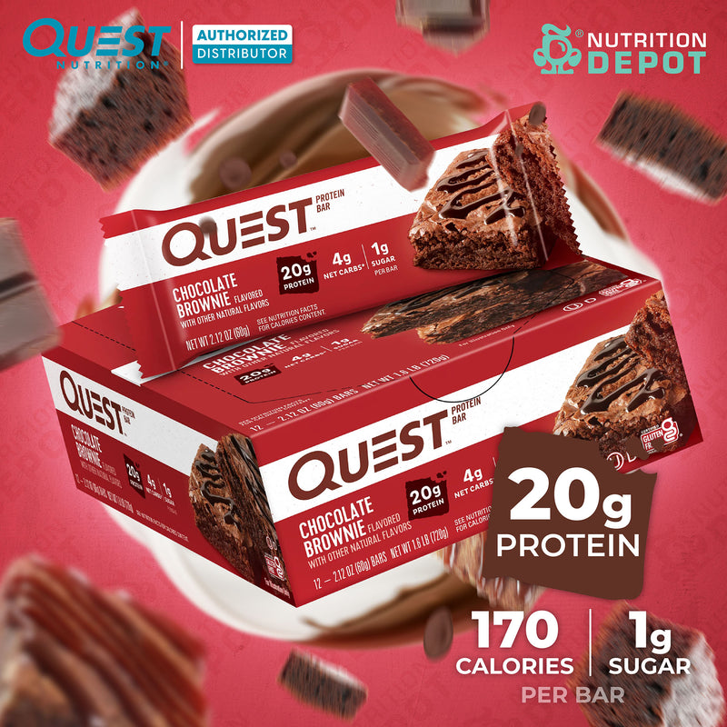 Quest Protein Bar - Chocolate Brownie 1 Box (12 Bars)