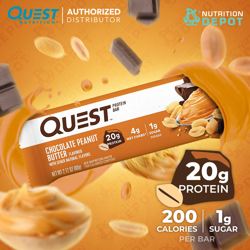 Quest Protein Bar - Chocolate Peanut Butter 1 Bars
