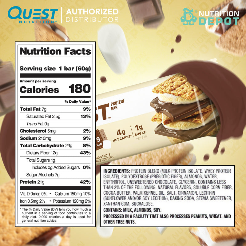 Quest Protein Bar - S'mores 1 Bars