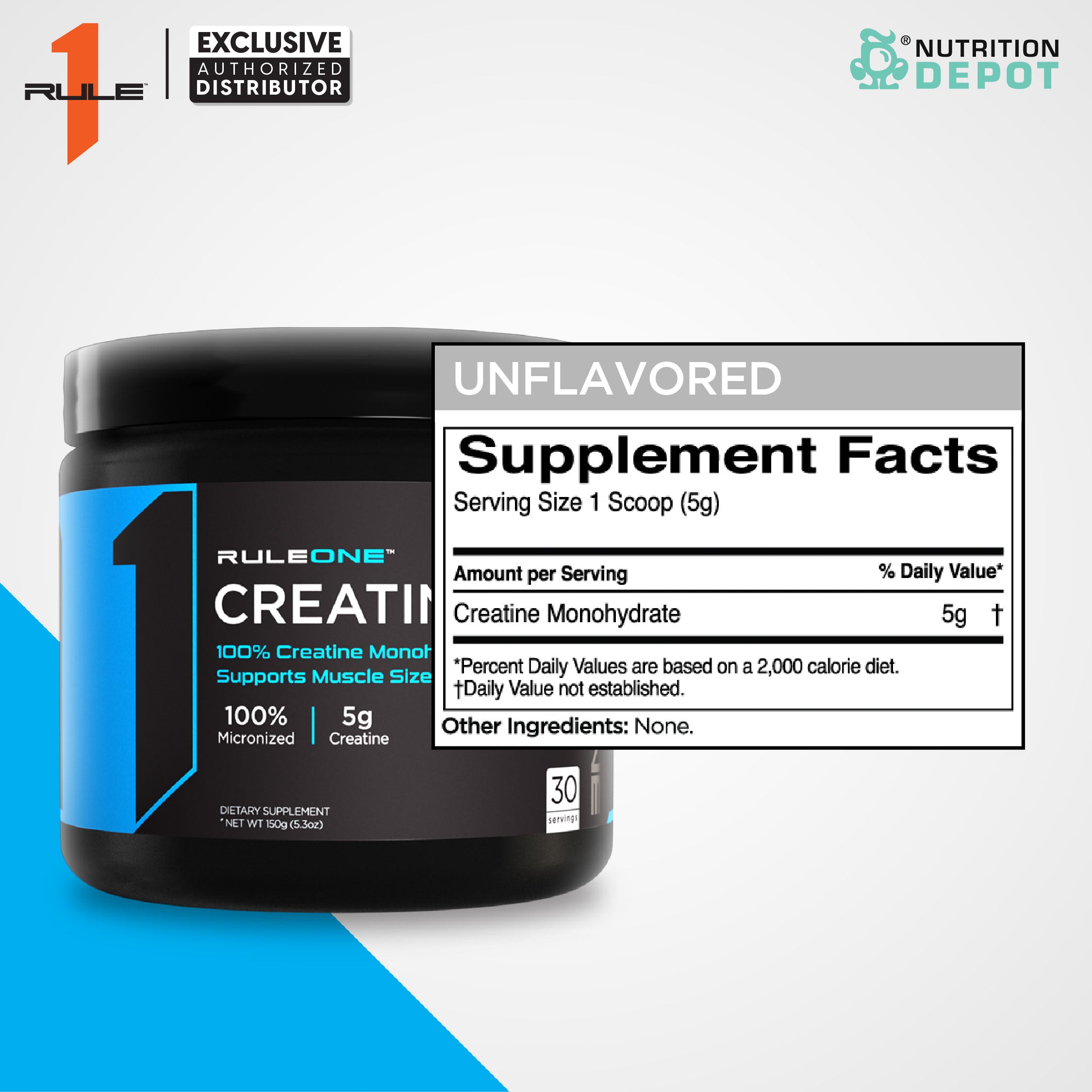 Rule1 Micronized Creatine 150g