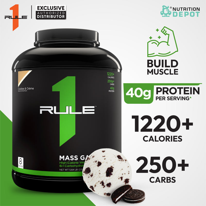 Rule1 Mass Gainer 5.73lb - Cookies & Creme