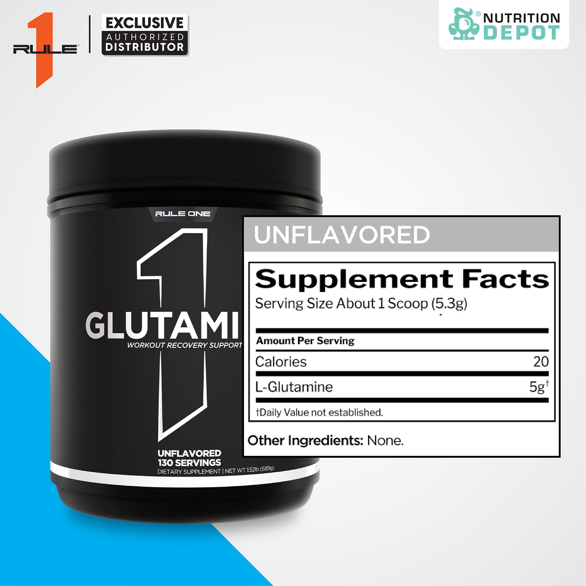 Rule1 Micronized Glutamine 689G