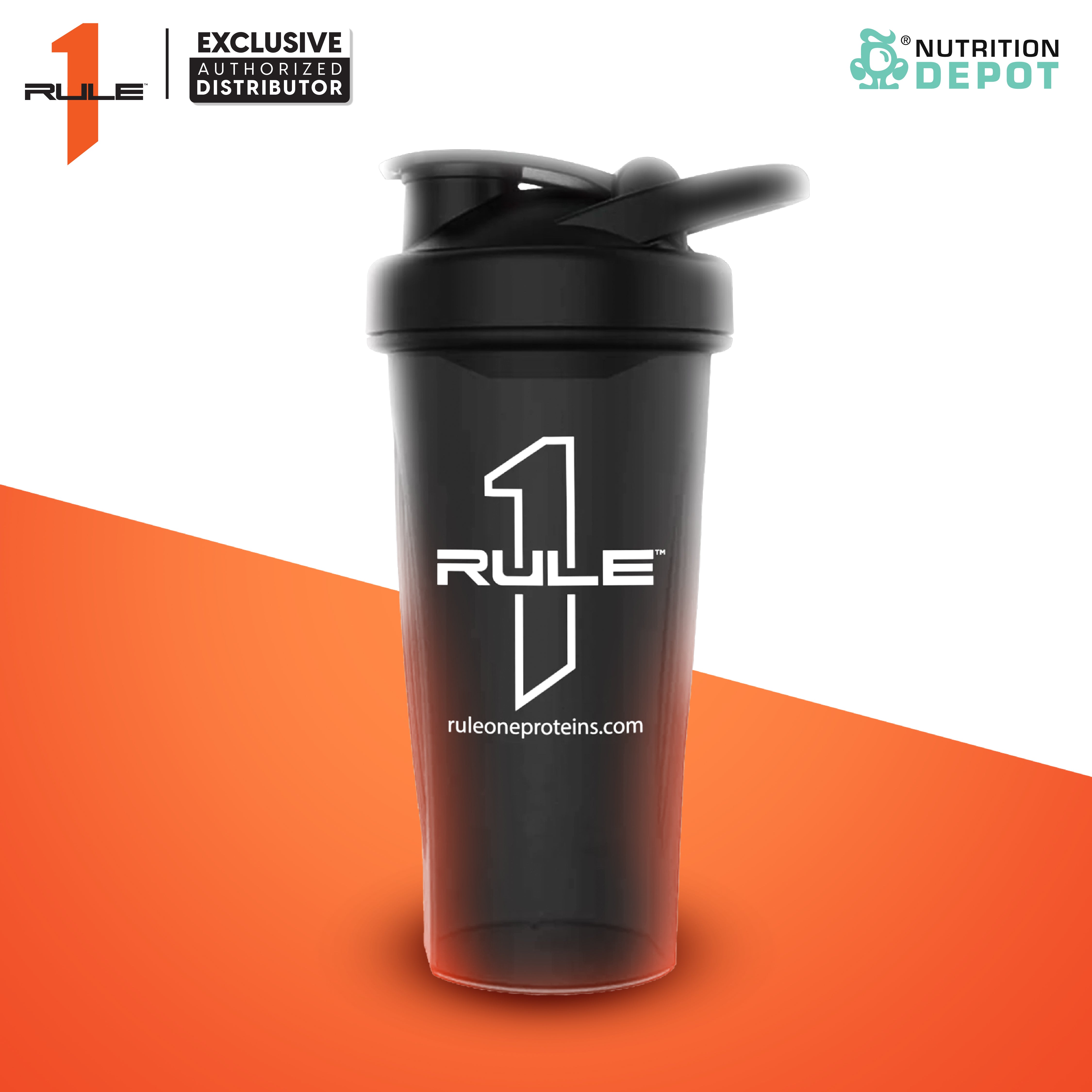 R1 Outlined Logo Shaker Black