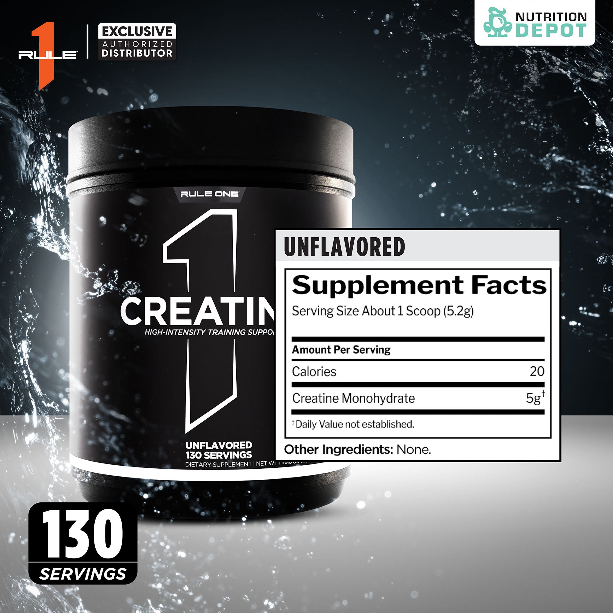 Rule1 Micronized Creatine 676G