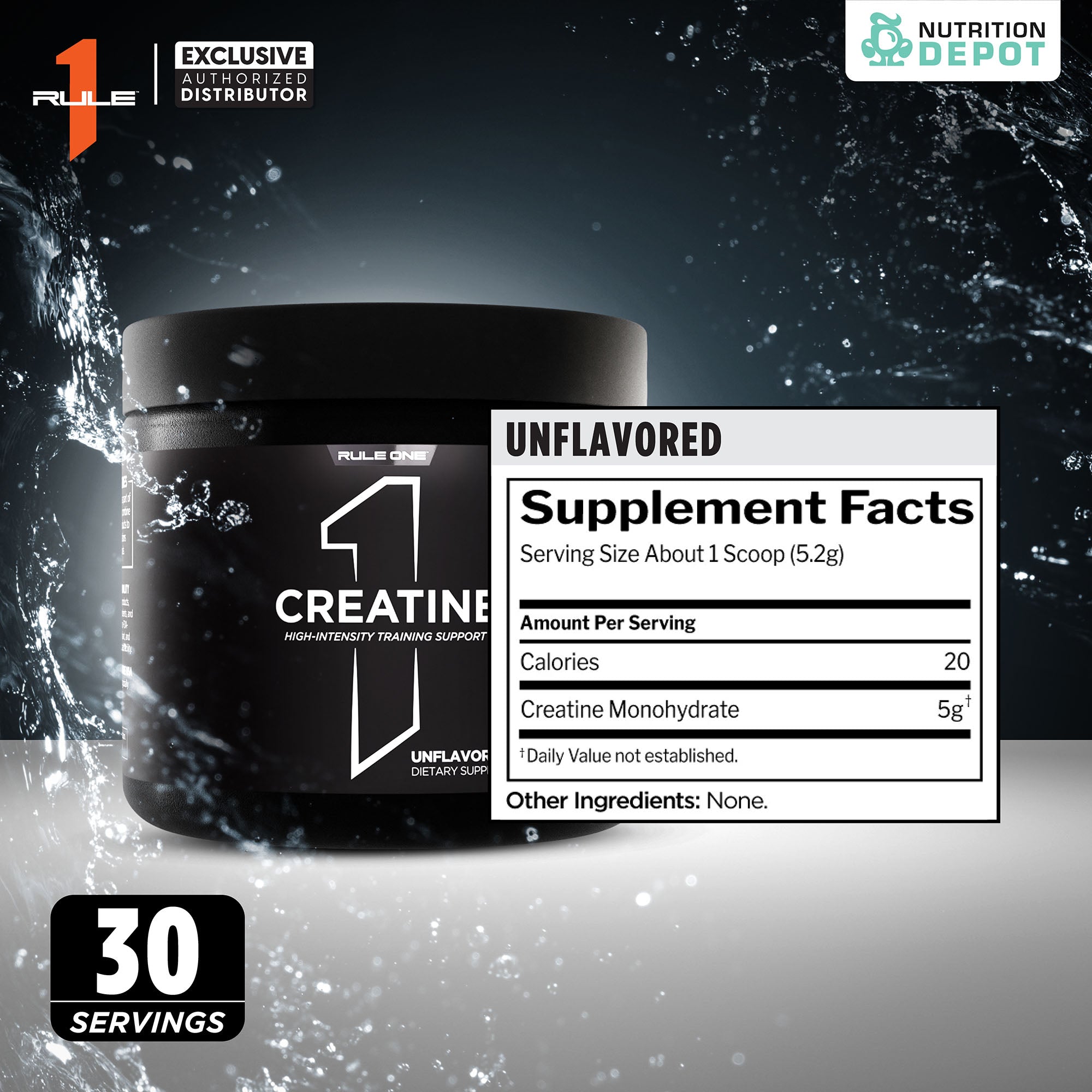 Rule1 Micronized Creatine 156G