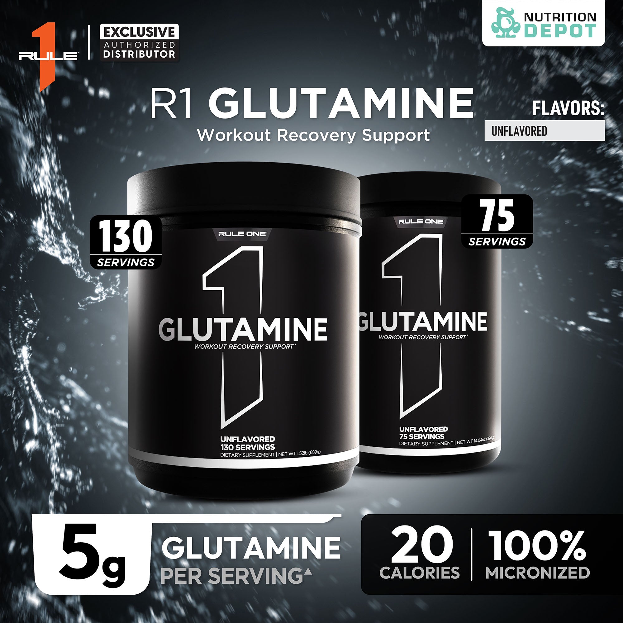Rule1 Micronized Glutamine 689G