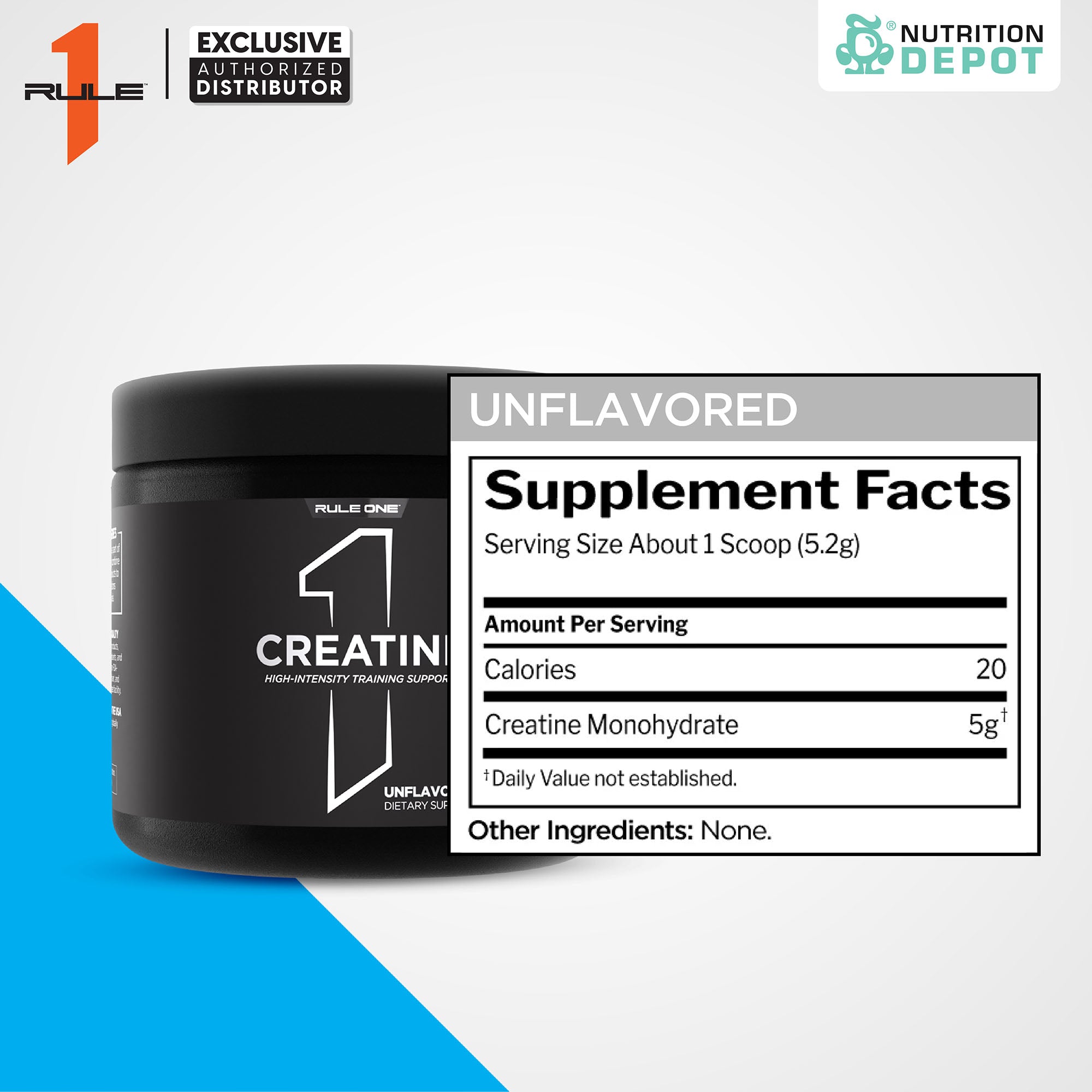 Rule1 Micronized Creatine 156G