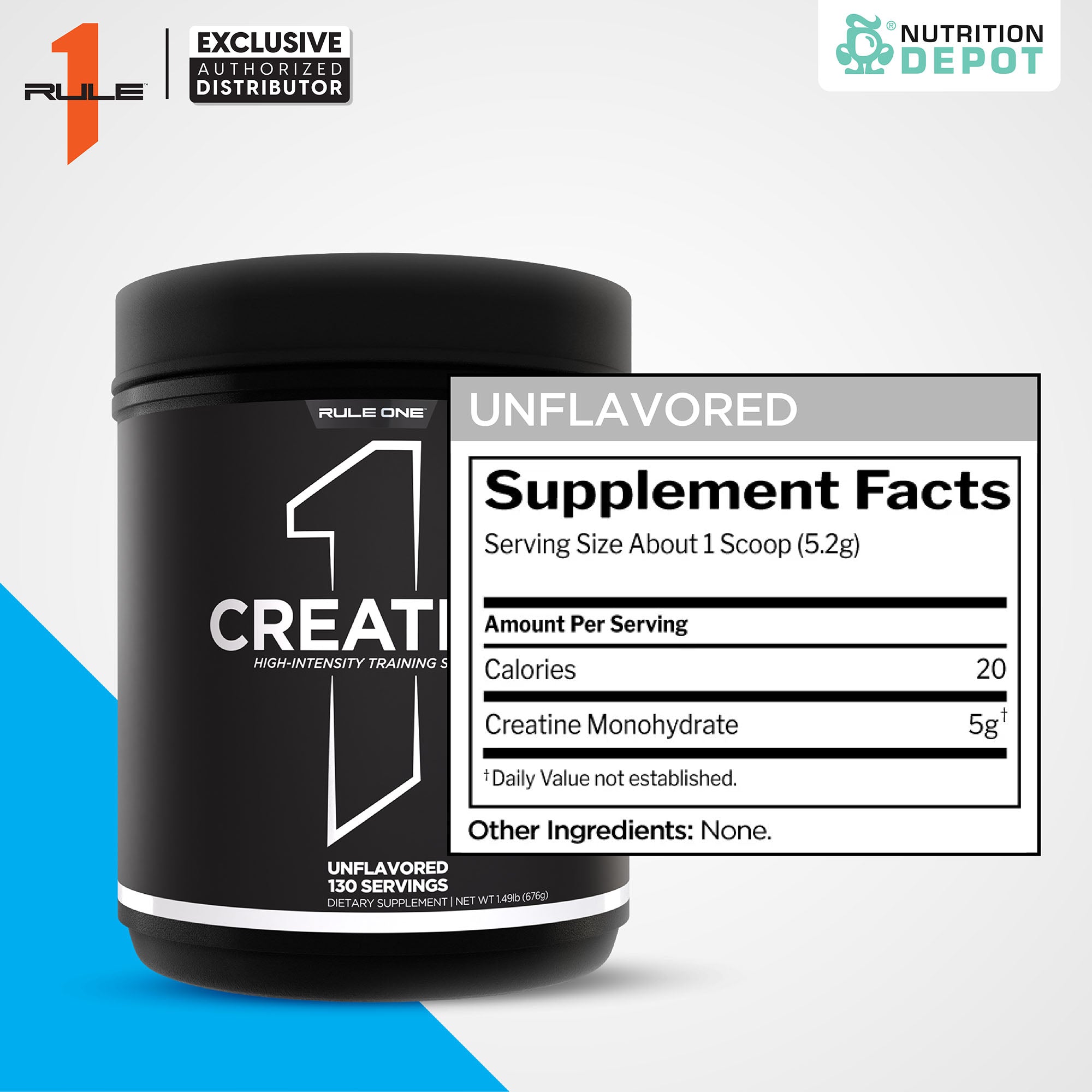 Rule1 Micronized Creatine 676G