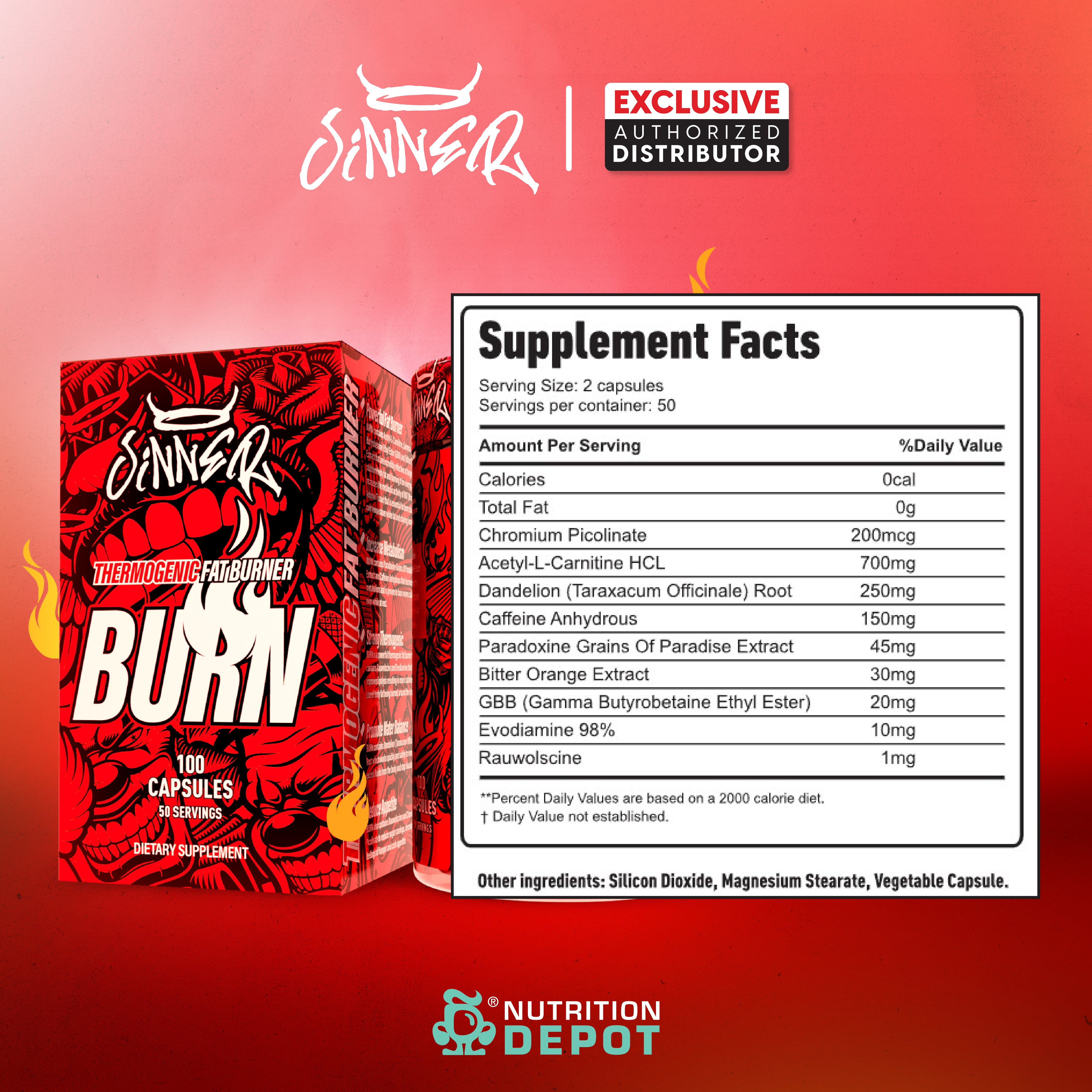 Sinner Fat Burner 100 Caps