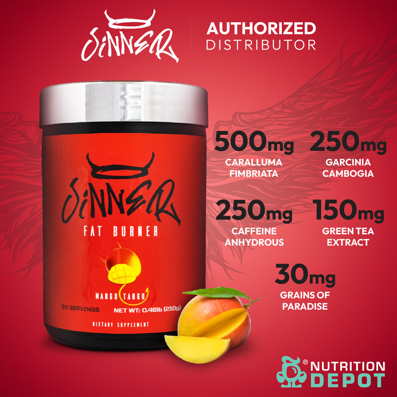 Sinner Fat Burner 30 Servings - Mango Tango
