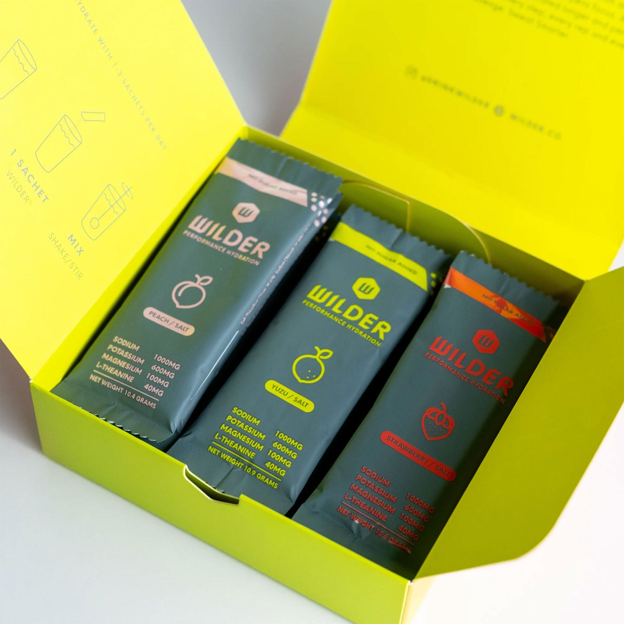 Wilder Performance Hydration - Variety Box 12 Sachet