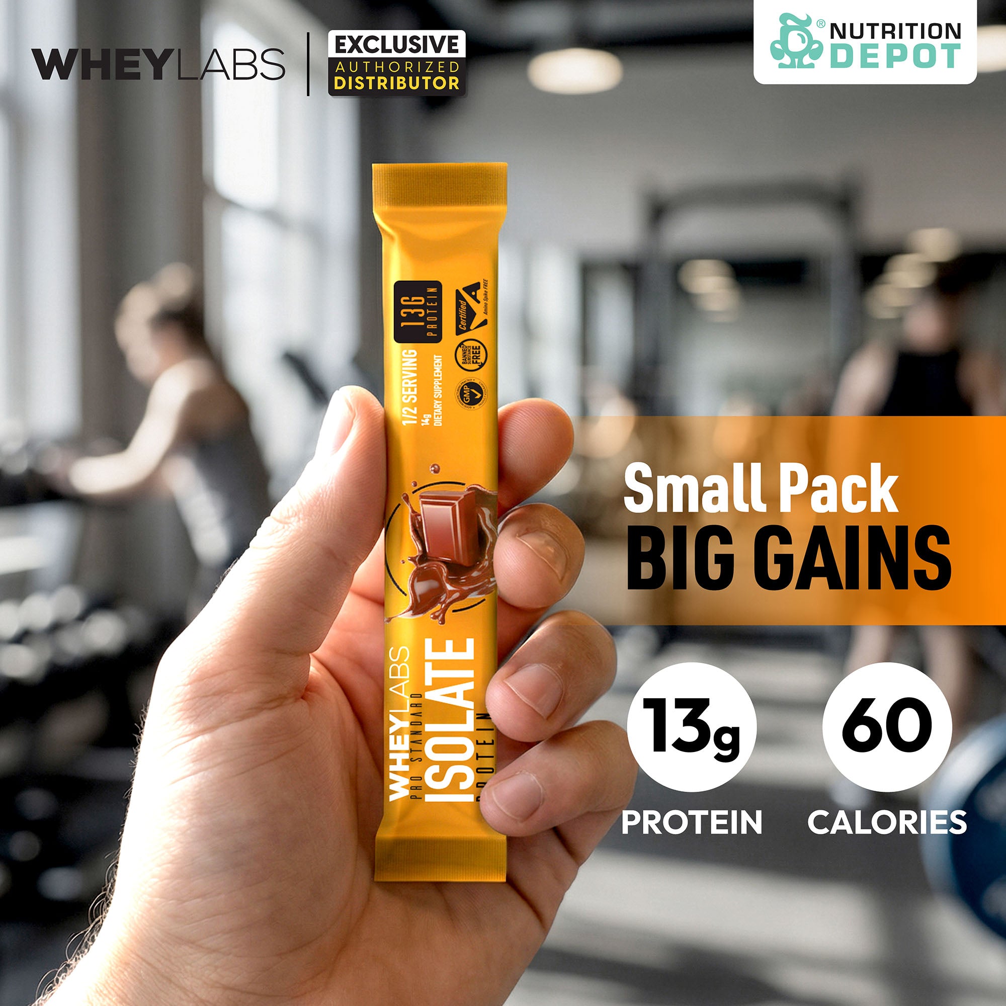 Whey Labs ISOLATE CHOC MELT 1/2 SV - ( 5 Sachets )
